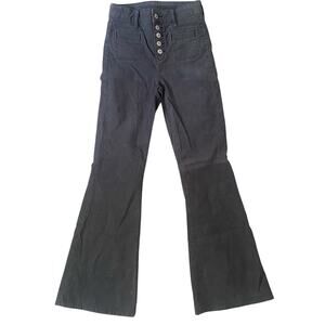 American Eagle Pants Women’s Size 00 Gray Corduroy Cotton Blend Flare